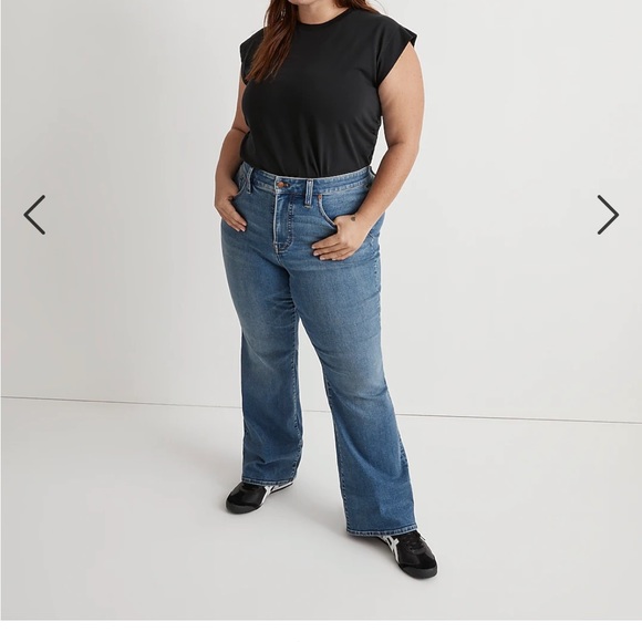 Madewell Denim - NWT Madewell | 22 | Plus Skinny Flare Jeans in Elevere Wash